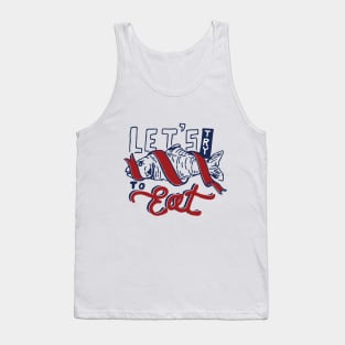 Fishing Club Vintage Illustration Tank Top